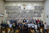 Câmara entrega Prêmio Policial Padrão aos profissionais de segurança que se destacam em São João
