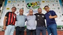 Presidente em exercício da Câmara e vereador participam da abertura da Taça São João de Futebol