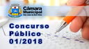 Prova do Concurso Público 01/2018 da Câmara Municipal será neste domingo (13.01.19)