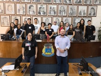 ALUNOS DO SENAC VISITAM A SEDE DA CÂMARA MUNICIPAL