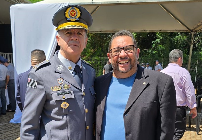 Presidente Bira prestigia posse do novo comando do CPI 9 da Polícia Militar
